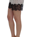 Dolce & Gabbana Elegant Silk Lace Sleep-Shorts