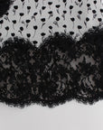 Dolce & Gabbana Elegant Floral Lace Silk Chemise