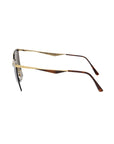Frankie Morello Gold Metallic Women Sunglass