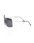 Frankie Morello Black Metallic Women Sunglass