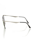 Frankie Morello Silver Metallic Women's Sunglass