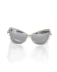 Frankie Morello Gray Acetate Women Sunglass