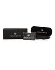 Frankie Morello Black Acetate Women's Sunglass