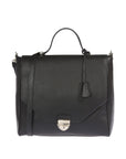 Trussardi Black Leather Women Handbag