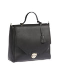 Trussardi Black Leather Women Handbag
