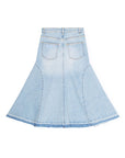 Ganni Ganni Flared denim skirt