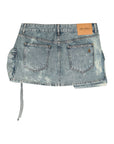 The Attico The Attico Fay miniskirt with lightened effect