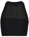 Balmain Balmain PB Labyrinth knit top