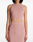Balmain Balmain PB Labyrinth knit top