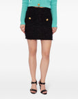 Balmain Balmain High-waisted bouclé miniskirt