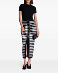 Balmain Balmain Diamond-intarsia knitted midi skirt