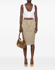 Saint Laurent Saint Laurent semi-sheer Henley Tank Top