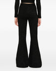 Palm Angels Palm Angels Logo lurex flared trousers