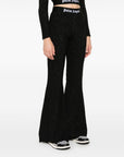 Palm Angels Palm Angels Logo lurex flared trousers