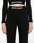Palm Angels Palm Angels Logo lurex flared trousers