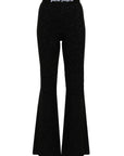 Palm Angels Palm Angels Logo lurex flared trousers