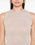 Saint Laurent Saint Laurent Short Dress With Ruffles