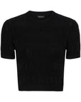 Balenciaga Balenciaga jacquard logo crop top