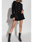 Versace Versace Heritage tweed mini shorts