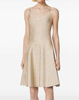 Versace Versace Barocco jacquard flared mini dress