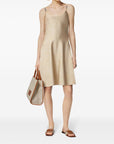 Versace Versace Barocco jacquard flared mini dress
