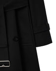 Burberry Burberry detachable-collar trench coat