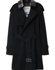 Burberry Burberry detachable-collar trench coat