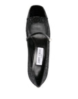 Jimmy Choo Jimmy Choo Elisa 45 Leather Glitter Pumps