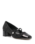 Jimmy Choo Jimmy Choo Elisa 45 Leather Glitter Pumps