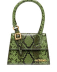 Jacquemus Jacquemus Le Chiquito Mini Snakeskin Bag