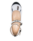 Mach & Mach Mach & Mach two-tone ballerina shoes