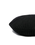 Ganni Ganni Ribbed wool hat
