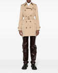 Burberry Burberry Short Kensington Heritage cotton trench coat