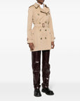 Burberry Burberry Short Kensington Heritage cotton trench coat
