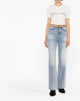 Saint Laurent Saint Laurent Reverse Logo Print T-shirt
