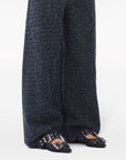 Ganni Ganni Denim Feminine Buckle Ballerinas