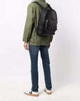 Emporio Armani Emporio Armani Round shape backpack in leather