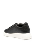 Emporio Armani Emporio Armani tumbled leather sneakers