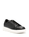 Emporio Armani Emporio Armani tumbled leather sneakers