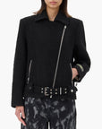 Ganni Ganni Textured Boucle Wool Jacket