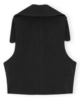 Ganni Ganni Sleeveless tank top with zip