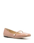 Jimmy Choo Jimmy Choo Elisa leather ballerina shoes