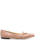 Jimmy Choo Jimmy Choo Elisa leather ballerina shoes