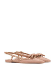Valentino Garavani Valentino Garavani Rockstud Bow Slingback Ballerina In Patent Leather