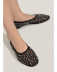 Tory Burch Tory Burch crystal embellished ballerina shoes
