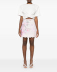 Zimmermann Zimmermann Crush Mini Skirt