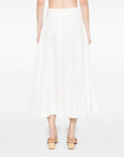 Zimmermann Zimmermann Crush embroidered midi skirt