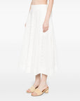 Zimmermann Zimmermann Crush embroidered midi skirt