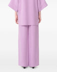 Valentino Valentino Silk Wide-Leg Trousers