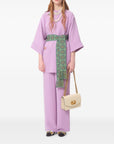 Valentino Valentino Silk Wide-Leg Trousers